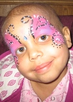 sofia facepaint at disneyland