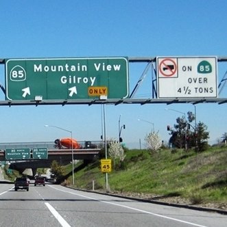 CLICK to EXIT to Highway 85 from Highway 17 North