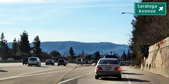 CLICK to continue: Saratoga exit from H280 N