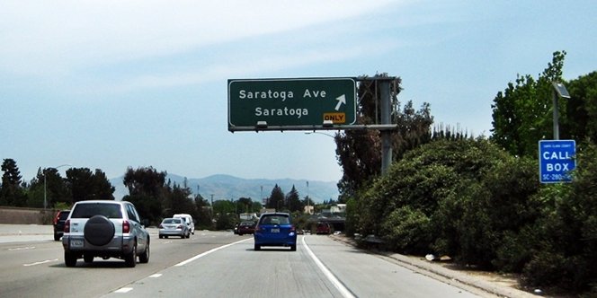 CLICK to continue: Saratoga exit from H280 S