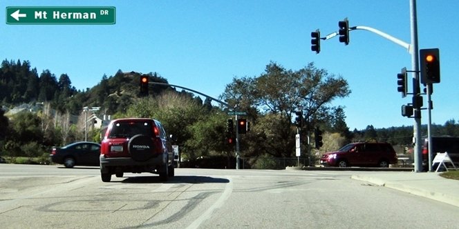 CLICK to continue: Left on Mount Herman Drive from Glen Canyon