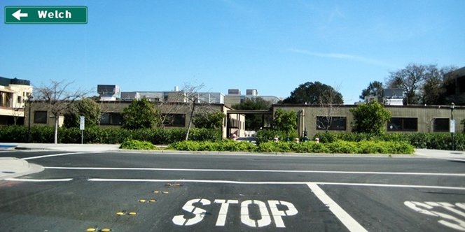 CLICK to continue: Left on Welch Rd from Oak Rd