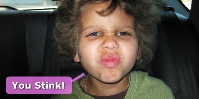 CLICK to continue: You Stink!